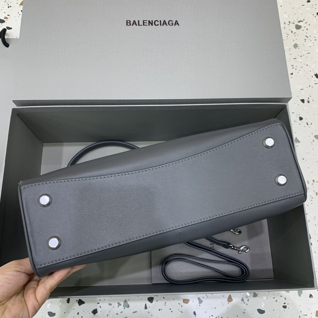 複刻超A貨BALENCIAGA巴黎世家包包 𝐑𝐎𝐃𝐄𝐎 𝐁𝐀𝐆 中號高級灰