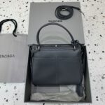 複刻超A貨BALENCIAGA巴黎世家包包 𝐑𝐎𝐃𝐄𝐎 𝐁𝐀𝐆 mini高級灰