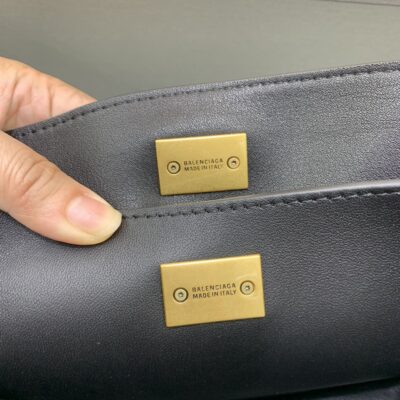 原單複刻BALENCIAGA巴黎世家包包 𝐑𝐎𝐃𝐄𝐎 𝐁𝐀𝐆 mini黑色金扣