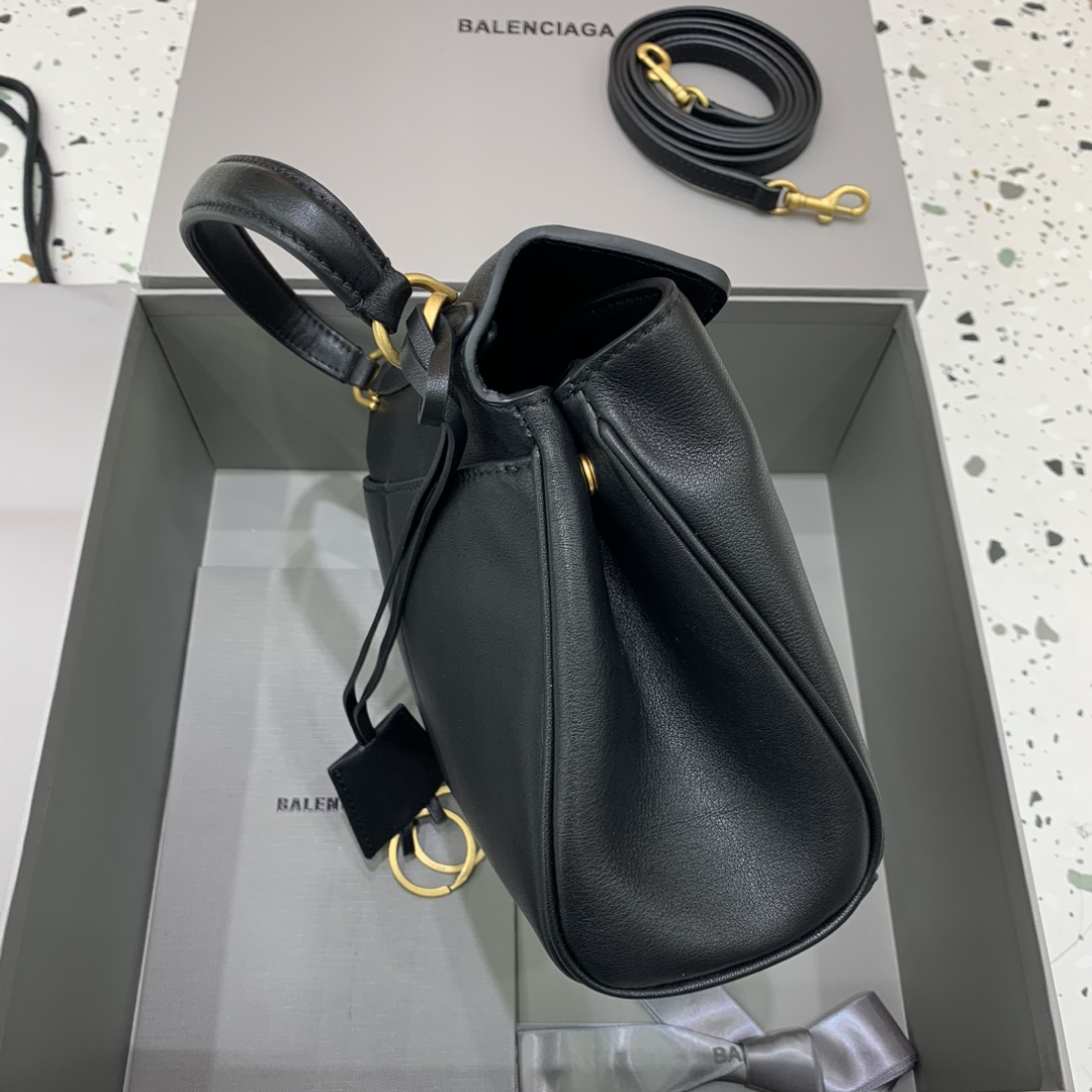 原單複刻BALENCIAGA巴黎世家包包 𝐑𝐎𝐃𝐄𝐎 𝐁𝐀𝐆 mini黑色金扣
