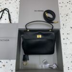 原單複刻BALENCIAGA巴黎世家包包 𝐑𝐎𝐃𝐄𝐎 𝐁𝐀𝐆 mini黑色金扣