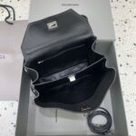 高仿超A貨BALENCIAGA巴黎世家包包 𝐑𝐎𝐃𝐄𝐎 𝐁𝐀𝐆 小號黑色銀扣