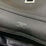 高仿超A貨BALENCIAGA巴黎世家包包 𝐑𝐎𝐃𝐄𝐎 𝐁𝐀𝐆 小號黑色銀扣