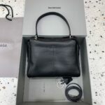 高仿超A貨BALENCIAGA巴黎世家包包 𝐑𝐎𝐃𝐄𝐎 𝐁𝐀𝐆 小號黑色銀扣
