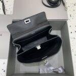 高仿超A貨BALENCIAGA巴黎世家包包 𝐑𝐎𝐃𝐄𝐎 𝐁𝐀𝐆 mini 黑色銀扣