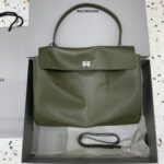 一比一原單BALENCIAGA巴黎世家包包 𝐑𝐎𝐃𝐄𝐎 𝐁𝐀𝐆大號綠色銀扣