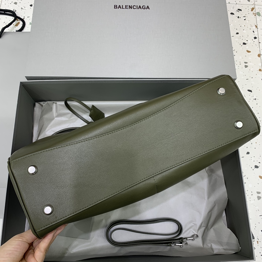 一比一原單BALENCIAGA巴黎世家包包 𝐑𝐎𝐃𝐄𝐎 𝐁𝐀𝐆大號綠色銀扣