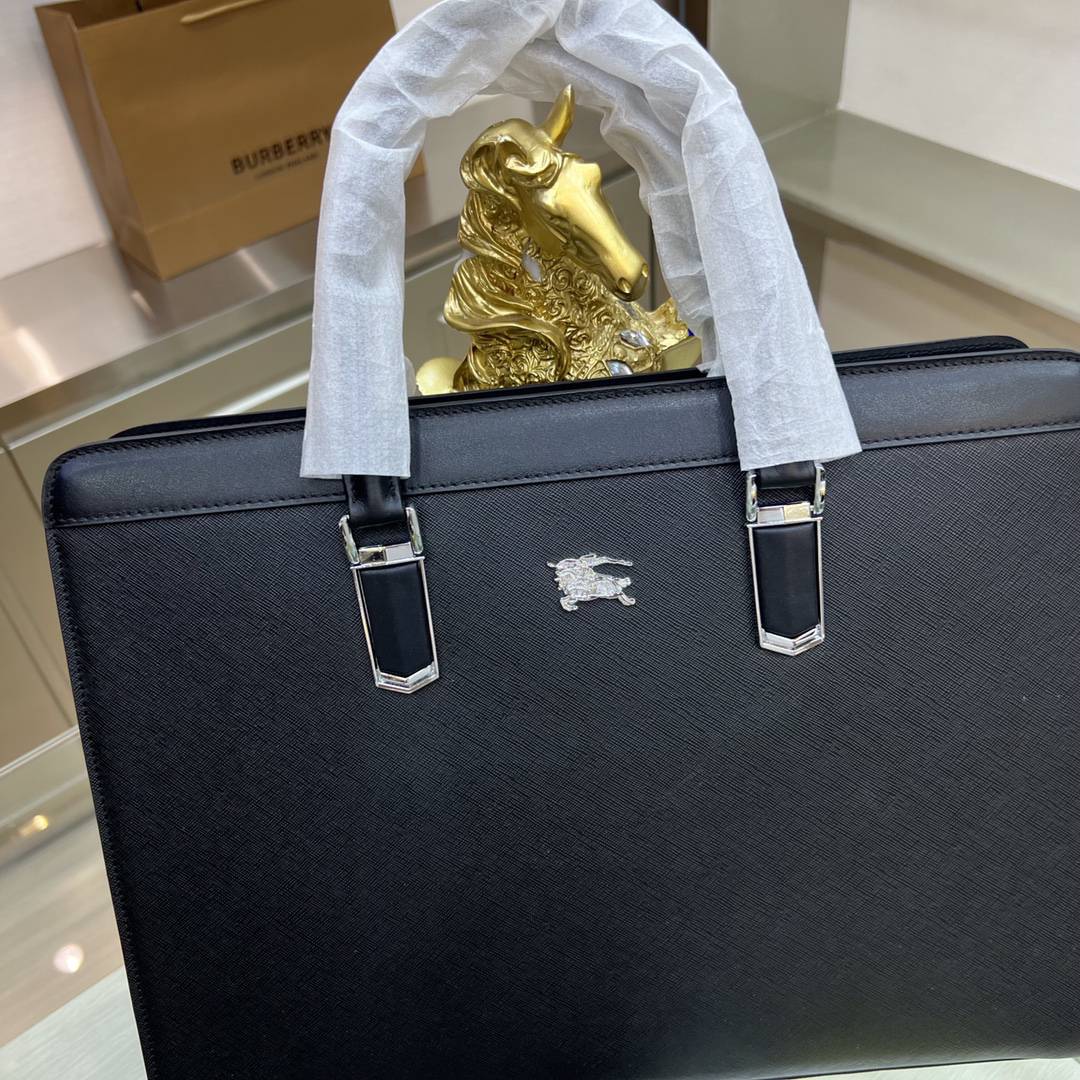 頂級設計一比一精品男士Burberry手提包公文包 公事包