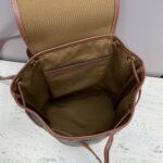 原單複刻Celine賽琳包 FOLCO TRIOMPHE CANVAS標誌印花和牛皮革揹包
