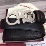 Ferragamo頂級復刻專櫃精品牛皮腰帶皮帶男士
