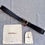 Ferragamo菲拉格慕頂級原單頭層牛皮真皮腰帶