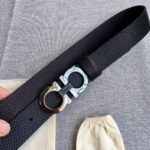 Ferragamo菲拉格慕頂級原單頭層牛皮真皮腰帶