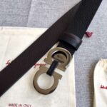 Ferragamo菲拉格慕頂級原單頭層牛皮真皮腰帶