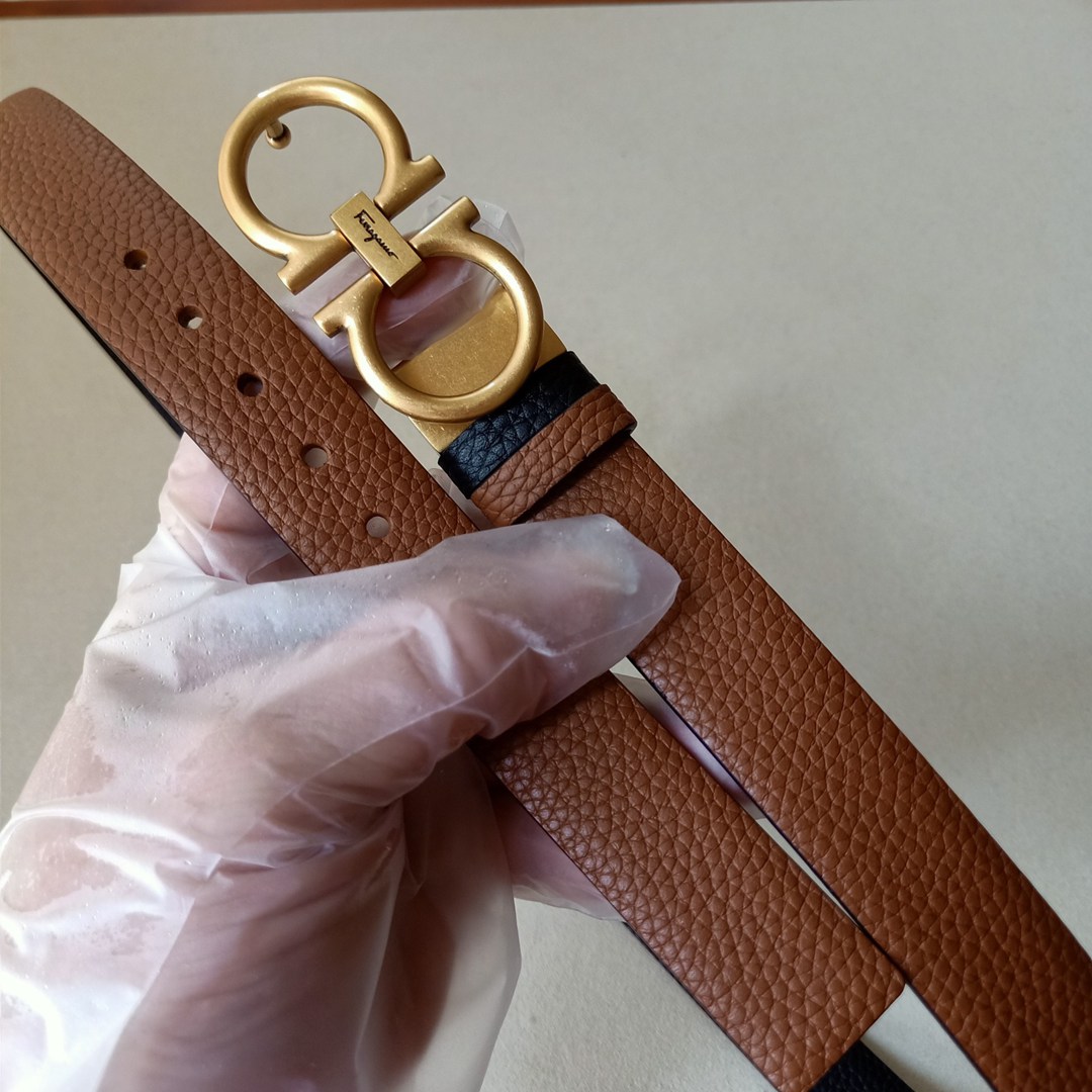 25CM頂級復刻奢侈品Ferragamo工藝精細男士腰帶