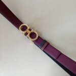 Ferragamo精仿奢侈品25CM真品尺寸男裝腰帶