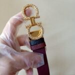 Ferragamo精仿奢侈品25CM真品尺寸男裝腰帶