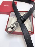 A貨復刻奢侈品意大利原廠皮料Ferragamo菲拉格慕商務皮帶
