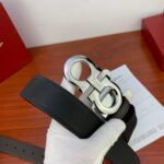 Ferragamo菲拉格慕頂級奢侈品進口牛皮皮帶男裝腰帶