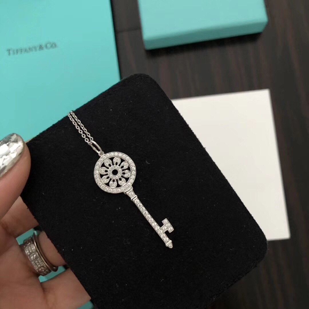 專櫃一比一太陽花鑰匙版本項鏈專櫃同步tiffany