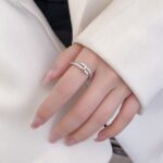 925純銀材質Tiffany蒂芙尼頂級高仿戒指T Edge 系列