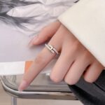 925純銀材質Tiffany蒂芙尼頂級高仿戒指T Edge 系列