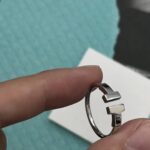 蒂芙尼頂級A貨專櫃同步女款18K金戒指