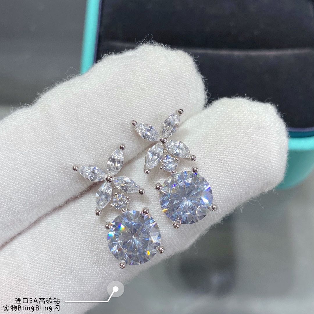 頂級原單Tiffany蒂芙尼進口5磚女款耳環耳釘
