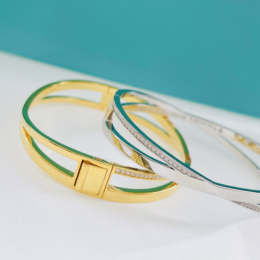 Tiffany蒂芙尼頂級A貨高級定制手鐲多色可選925純銀