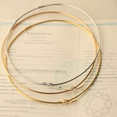 Tiffany蒂芙尼18K金電鍍女款專櫃同步項鏈