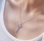 Tiffany蒂芙尼頂級原單鑰匙項鏈裝回同步