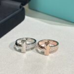 Tiffany蒂芙尼精品原單獨家定制純銀戒指