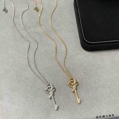 精仿蒂芙尼Tiffanykeys系列女款18K金項鏈