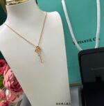 精仿蒂芙尼Tiffanykeys系列女款18K金項鏈