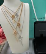 精仿蒂芙尼Tiffanykeys系列女款18K金項鏈