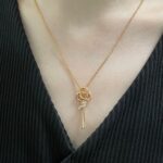 精仿蒂芙尼Tiffanykeys系列女款18K金項鏈