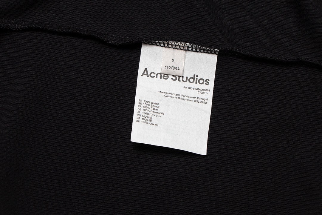 Acne Studios 新品男裝高仿短袖T恤男女同款潮牌