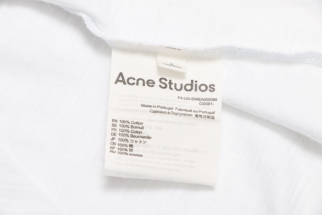 一比一復刻Acne Studios24S爆款印花短袖圓領T恤男女同款