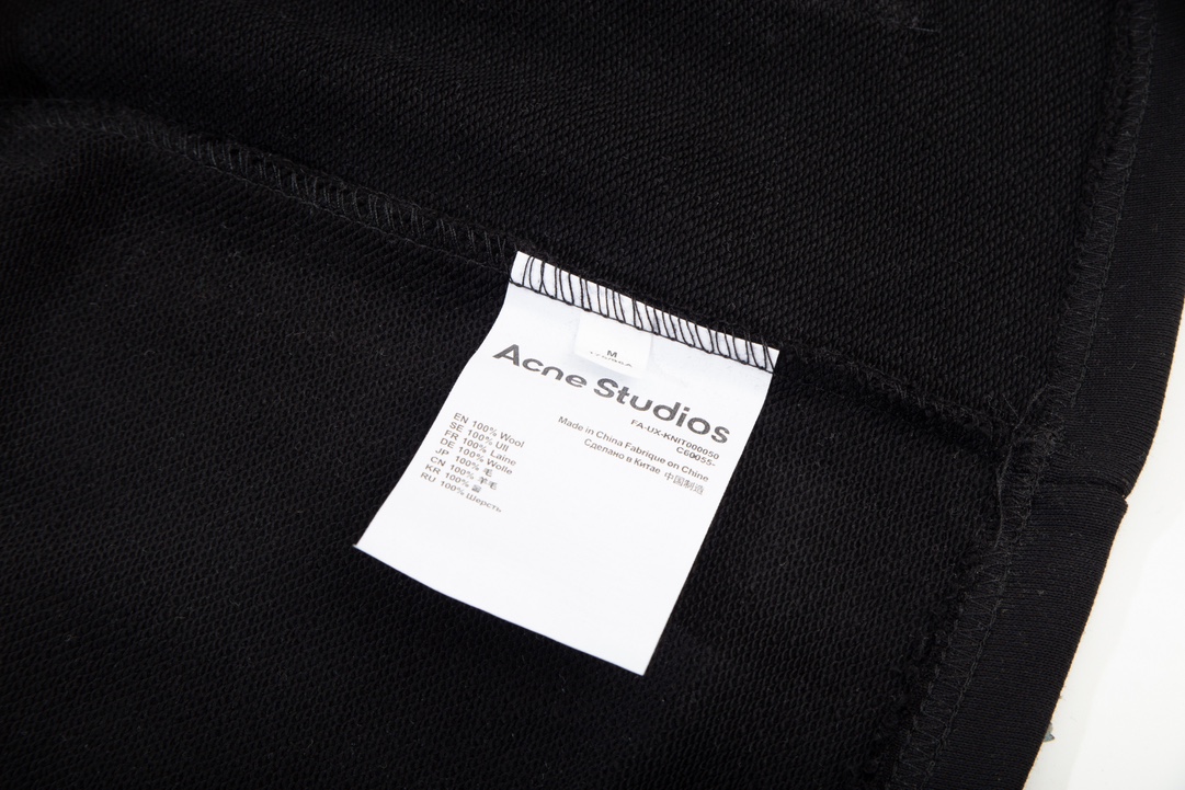 acne studios頂級高仿秋冬新品連帽字母印花衛衣