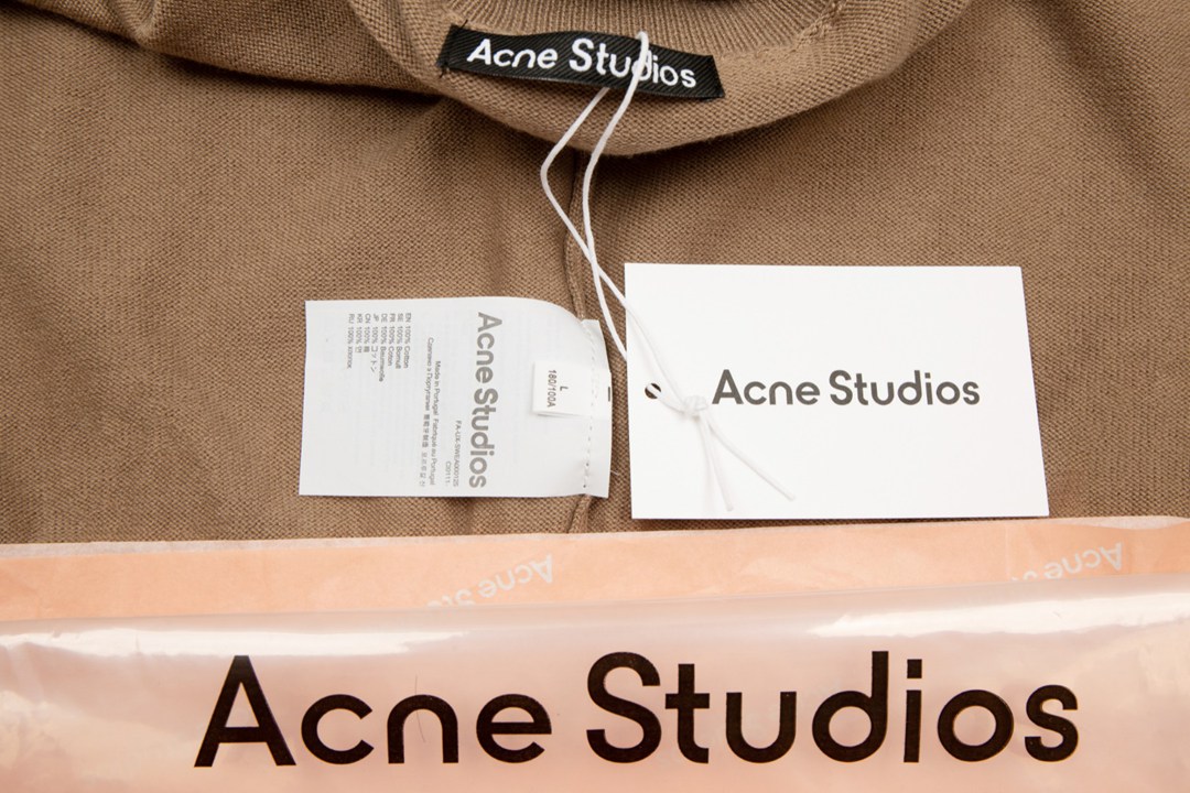 ACNE STUDIOS 頂級奢侈品潮牌頂級品質柔軟細膩純羊毛針織衫
