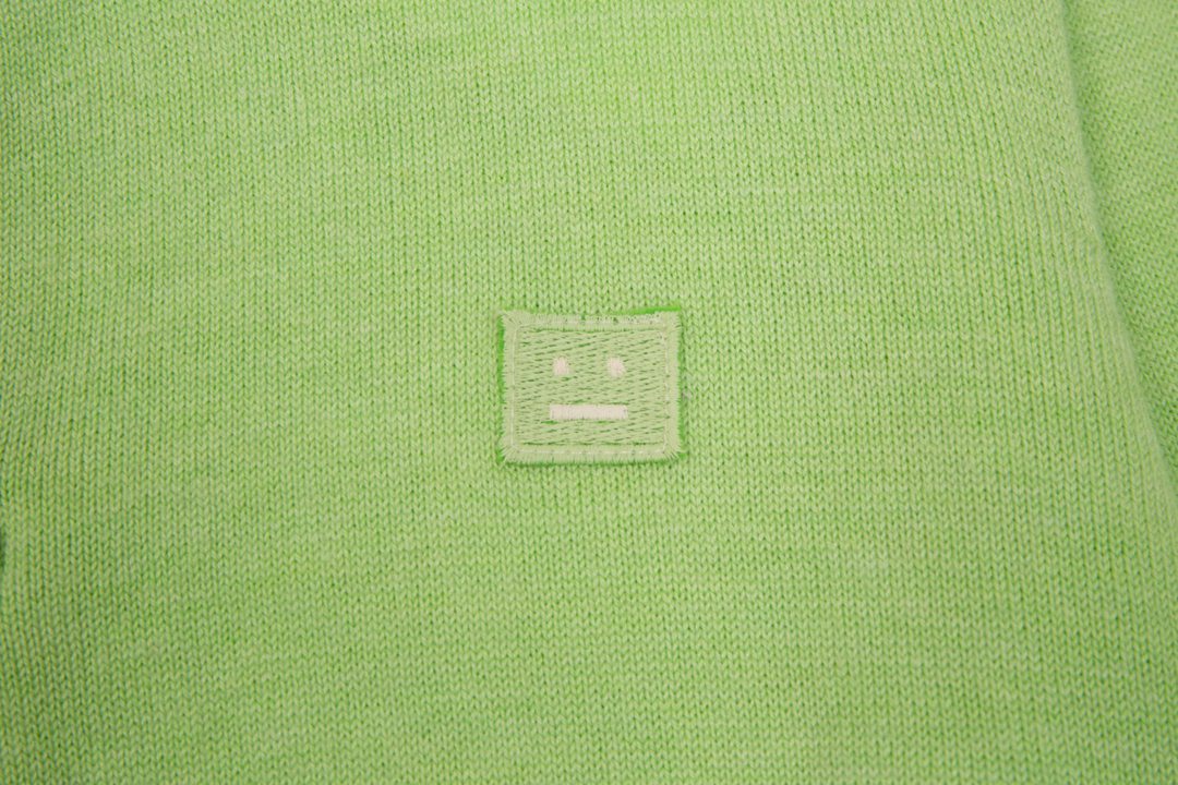 Acne Studios 頂級高仿針織羊毛開衫男女同款綠色