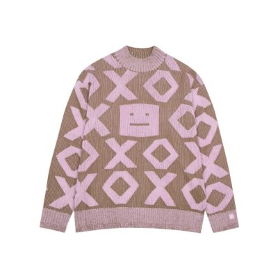 頂級復刻 Acne Studios A貨原單圓領針織衫 寬鬆潮流 男女同款