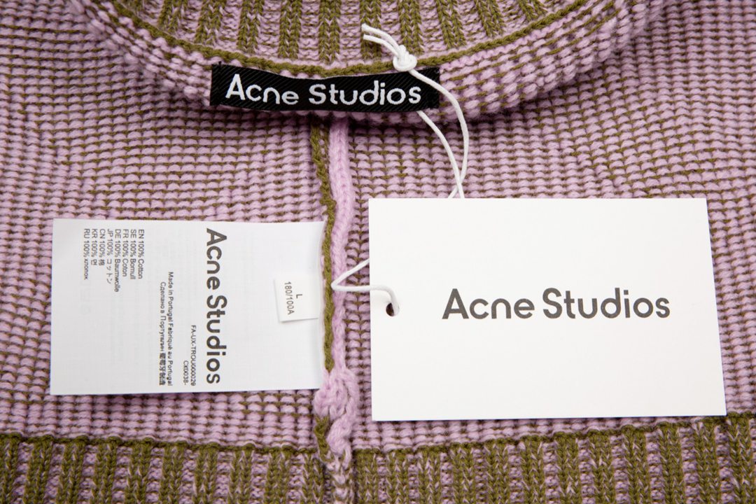 頂級復刻 Acne Studios A貨原單圓領針織衫 寬鬆潮流 男女同款