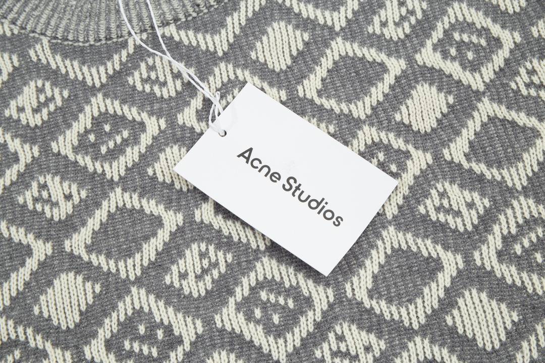 Acne Studios 頂級原單羊毛材質復刻針織毛衣男女同款