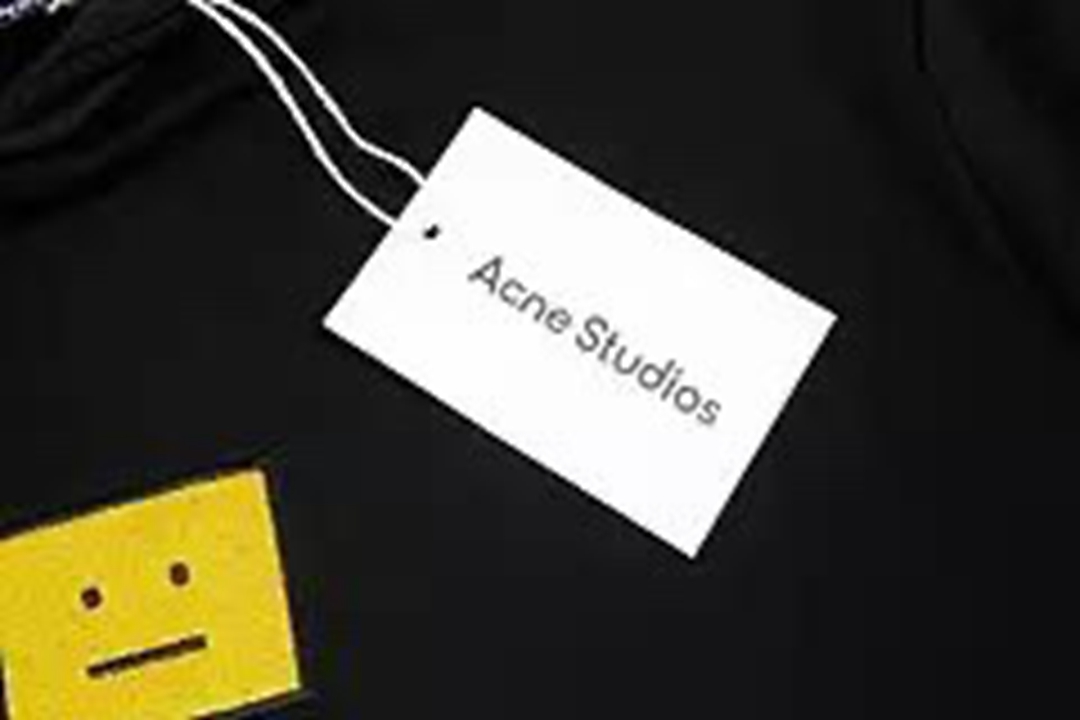 Acne Studios頂級原單秋冬黃色方塊北歐連帽衛衣 男女同款