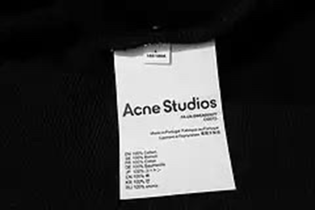 Acne Studios頂級原單秋冬黃色方塊北歐連帽衛衣 男女同款
