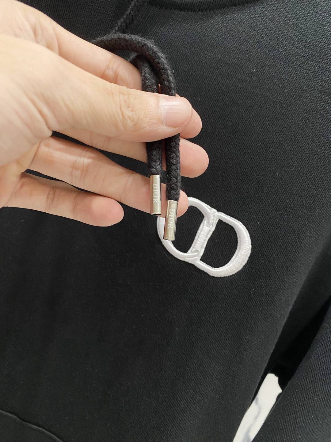 頂級復刻奢侈品專櫃同步男裝DIOR高仿運動衫黑色