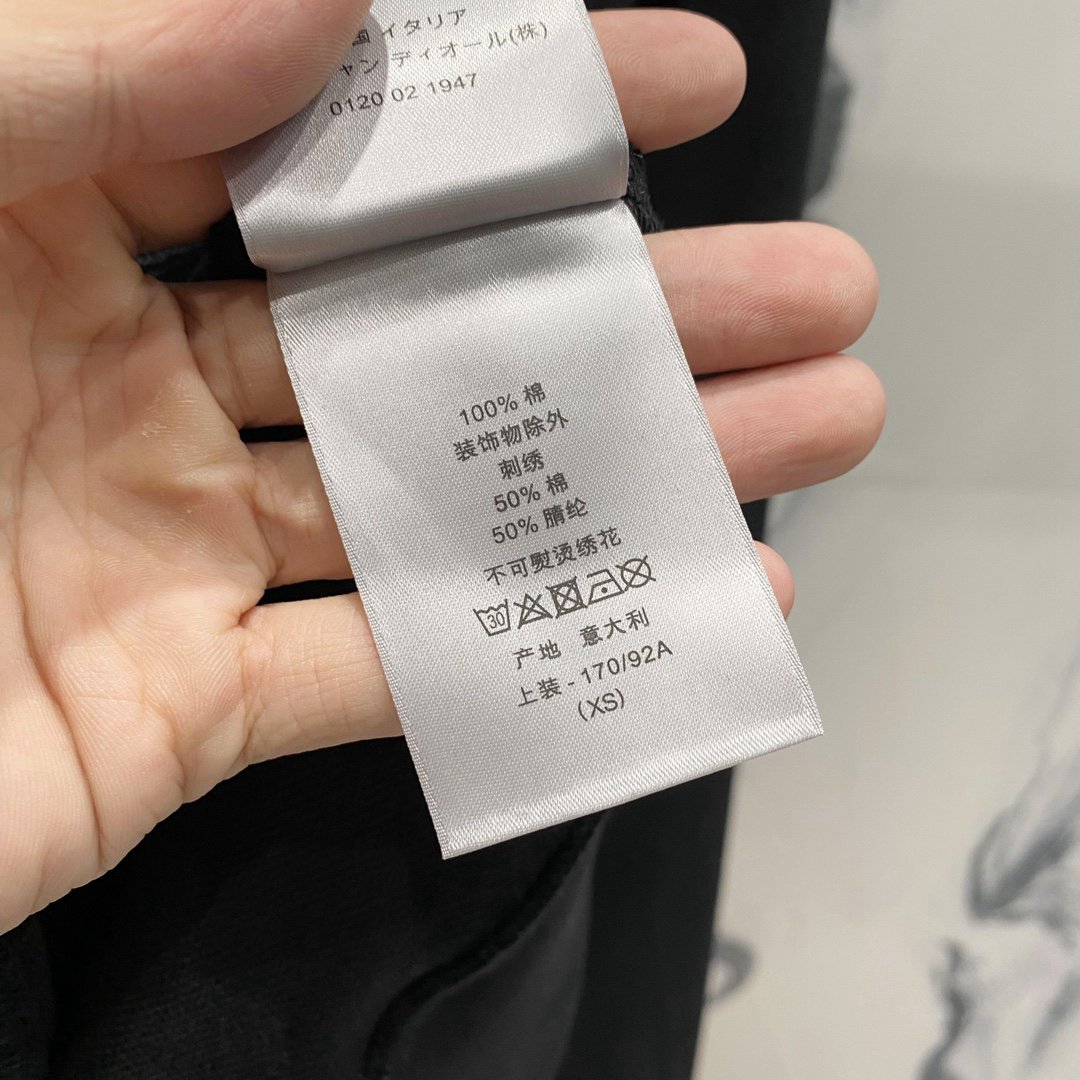 DIOR迪奧精仿奢侈品專櫃同步男裝運動衫時尚圓領衛衣