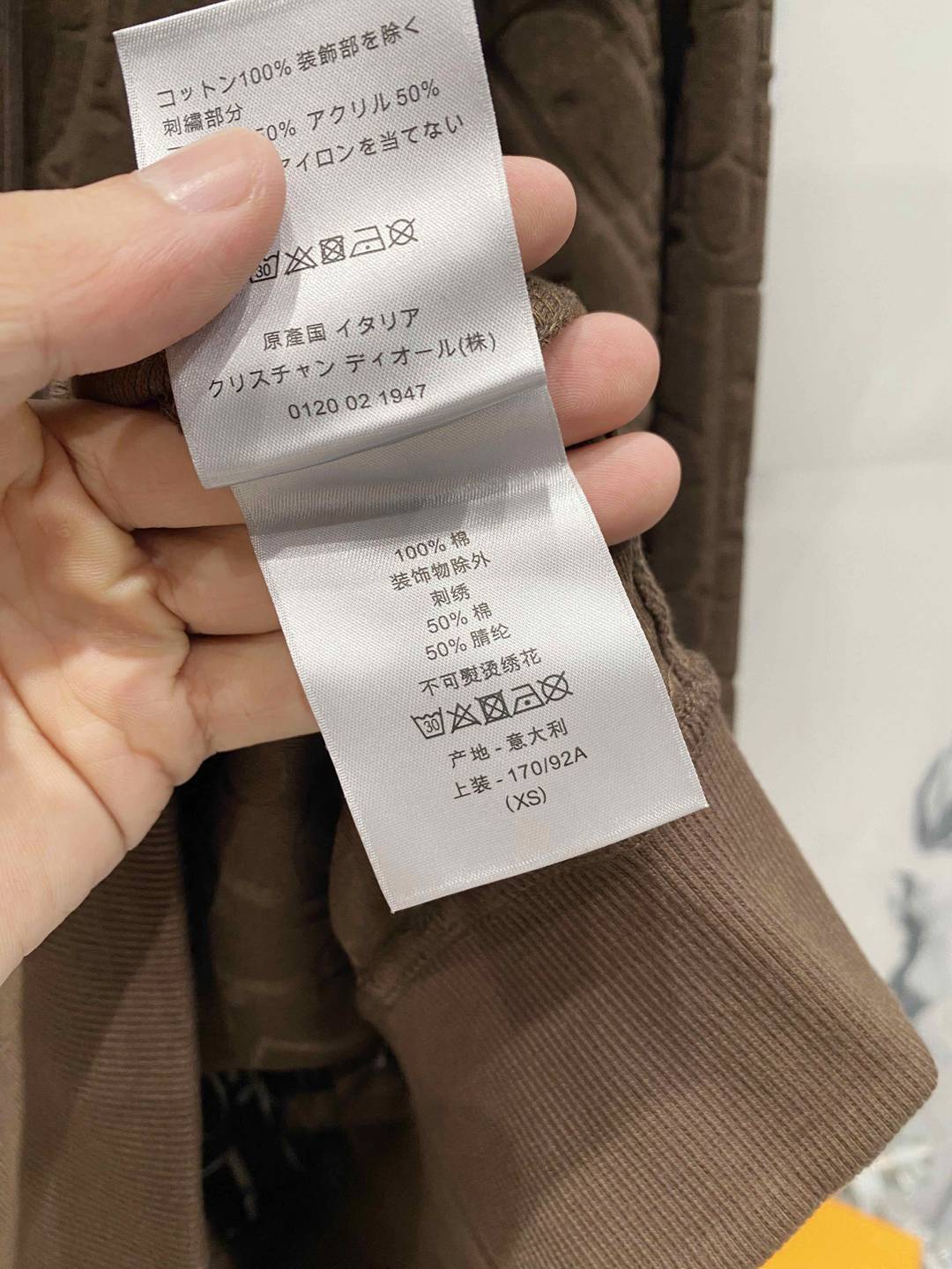時尚奢侈品DIOR專櫃同步男裝連帽運動衫
