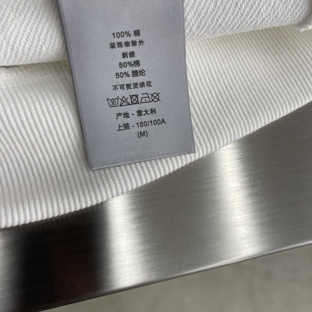 DIOR奢侈品專櫃同步淺灰色高仿運動衫上衣批發零售