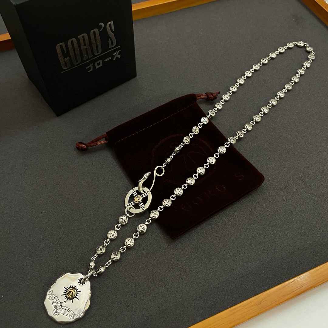 goros頂級復刻奢侈品飛鷹項鏈純手工打造高仿吊墜
